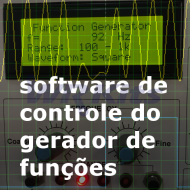Software de Controle do Gerador de Funções Semi Profissional